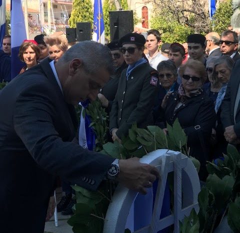 Αντώνης Κακούρης: Με σεβασμό και ευγνωμοσύνη τιμούμε τους ήρωες που θυσιάστηκαν για την λευτεριά της Πατρίδας μας