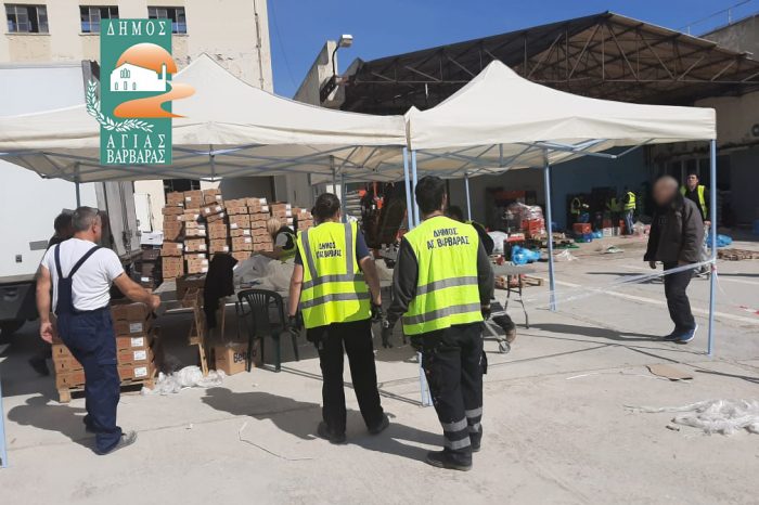 Χωρίς κανένα πρόβλημα και με μηδενική αναμονή, όπως κάθε φορά, πραγματοποιήθηκε η διανομή αγαθών του ΤΕΒΑ, στον χώρο της ΒΙΟΧΡΩΜ