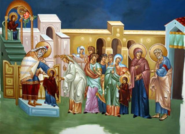 Ι.Ν. Προφήτη Ηλία: Η εορτή των Εισοδίων της Θεοτόκου