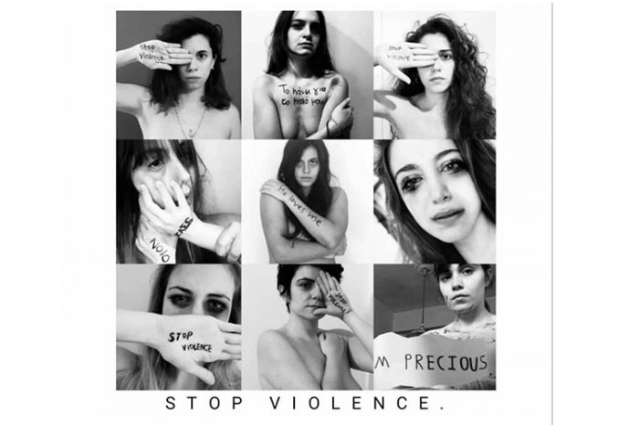 STOP VIOLENCE: 18 σπουδάστριες της Δραματικής Σχολής «Ιάκωβος Καμπανέλλης» του Δήμου Αγίας Βαρβάρας, φωτογραφίζονται και ευαισθητοποιούν!