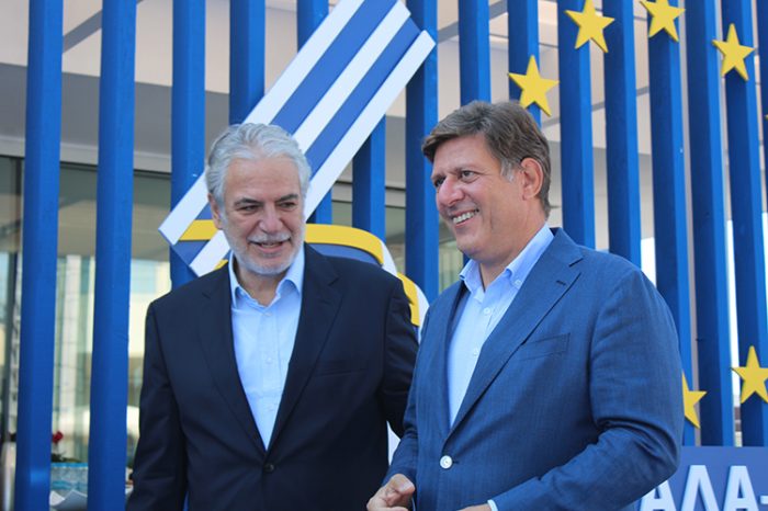 Ο Αναπληρωτής Υπουργός Εξωτερικών Μ. Βαρβιτσιώτης στα εγκαίνια της Διεθνούς Έκθεσης Θεσσαλονίκης