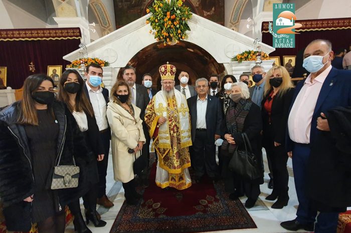 Κατάνυξη, μεγαλοπρέπεια, οργάνωση και μέτρα προστασίας κυριάρχησαν στον εορτασμό της Αγίας Βαρβάρας