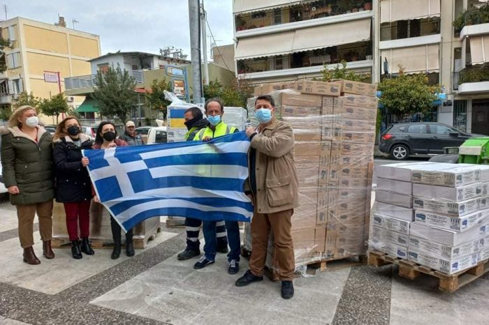 Προς την Ουκρανία ξεκίνησε η ανθρωπιστική βοήθεια του Δήμου Αγίας Βαρβάρας