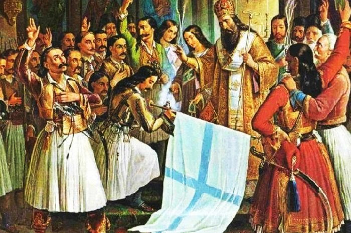 23 Μαρτίου σαν σήμερα: 1821, το λάβαρο της Επανάστασης