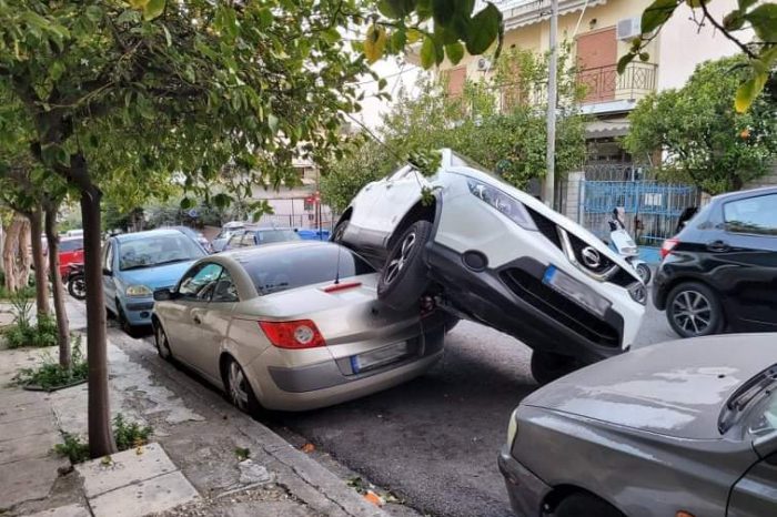 Τροχαίο με περίεργη κατάληξη στην Π.Π. Γερμανού