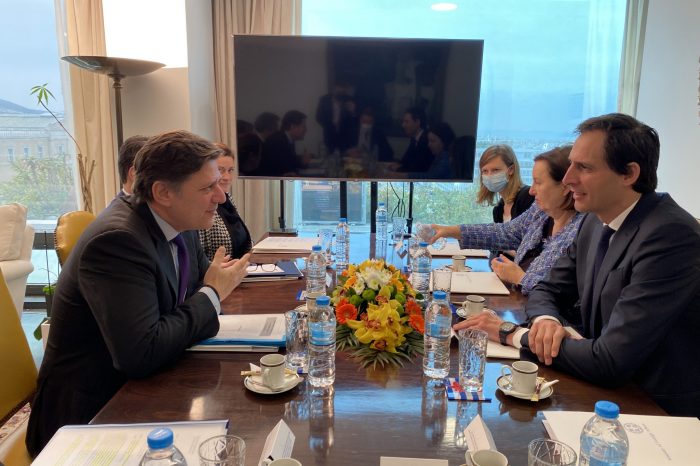 Συνάντηση Αναπληρωτή Υπουργού Εξωτερικών Μιλτιάδη Βαρβιτσιώτη με τον  Αναπληρωτή Πρωθυπουργό και Υπουργό Εξωτερικών της Ολλανδίας  Wopke Hoekstra
