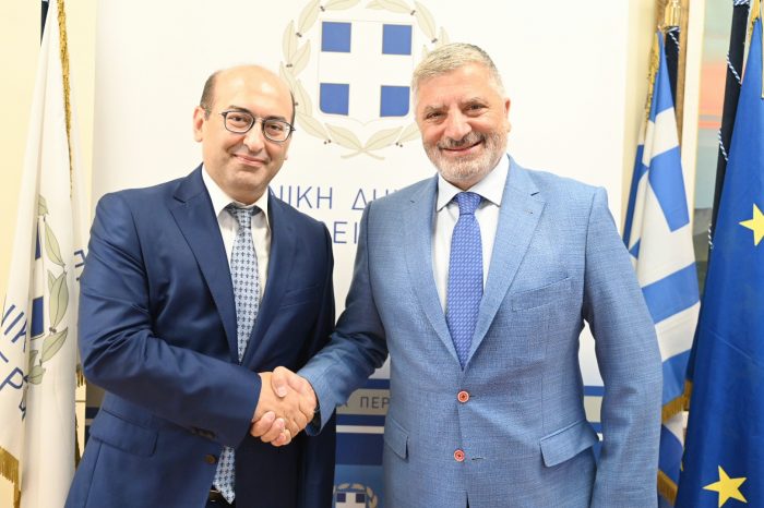 Συνάντηση του Περιφερειάρχη Αττικής Γ. Πατούλη με τον Πρέσβη της Αρμενίας Tigran Mkrtchyan