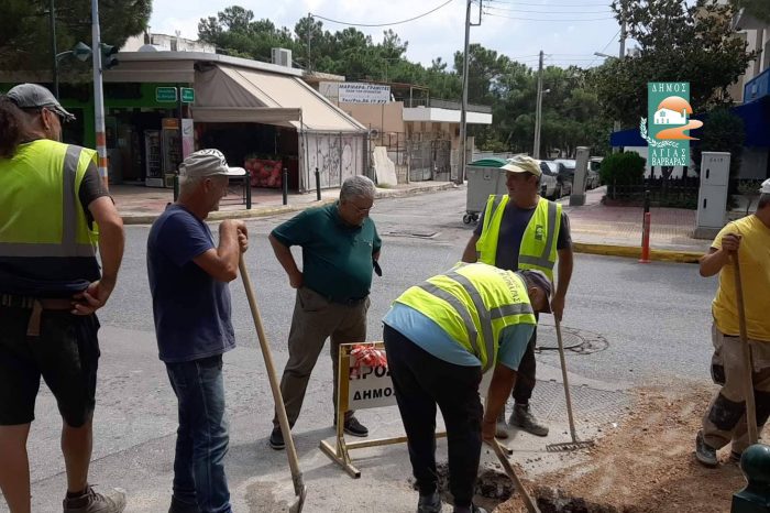 Άμεση αποκατάσταση καθίζησης οδοστρώματος στις οδούς Κύπρου & Ελ. Βενιζέλου λόγω διαρροής υδάτων από αγωγό ομβρίων
