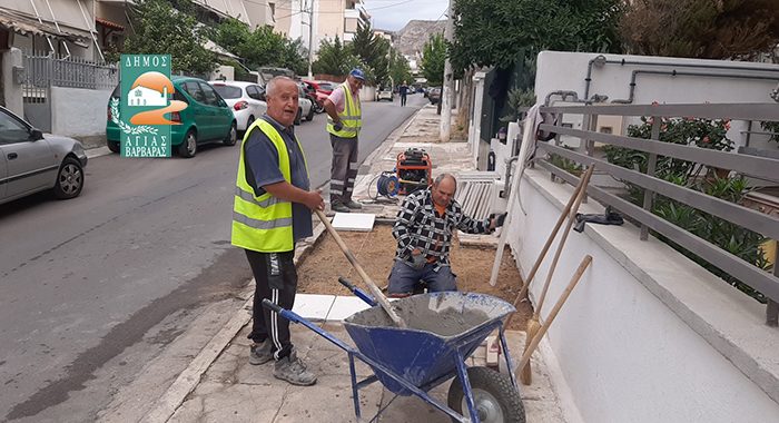 Εντατικά, συνεχίζουν να εργάζονται οι Τεχνικές υπηρεσίες του Δήμου για την αποκατάσταση των φθορών