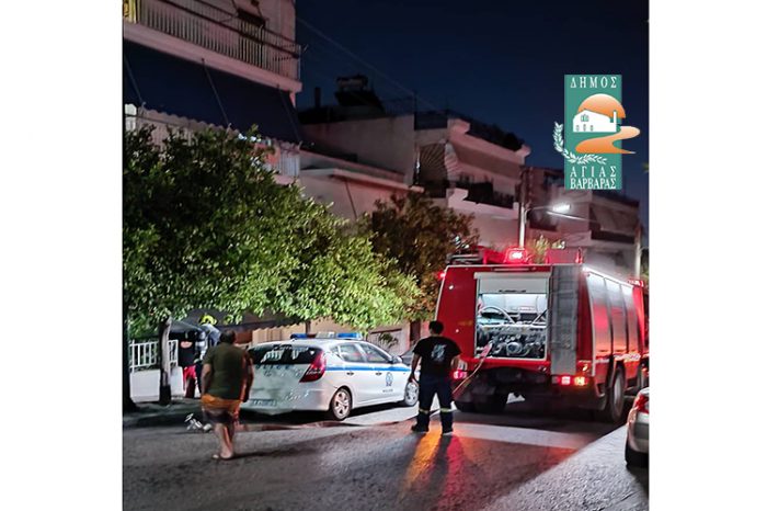 Φωτιά σε διαμέρισμα επί των οδών Π. Π. Γερμανού και Κρήτης