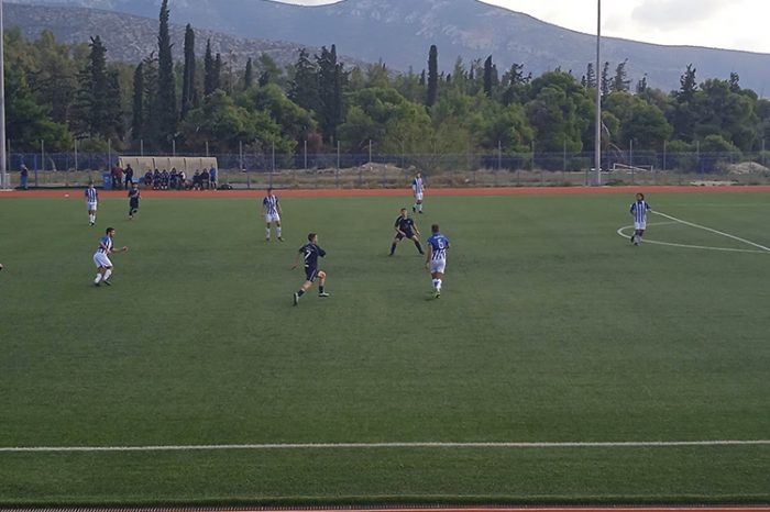 Θύελλα Αγ. Δημητρίου –ΑΠΕ Αγία Ελεούσα 0-3 στο γήπεδο των Τραχώνων με χατ τρικ από τον Κοπανά