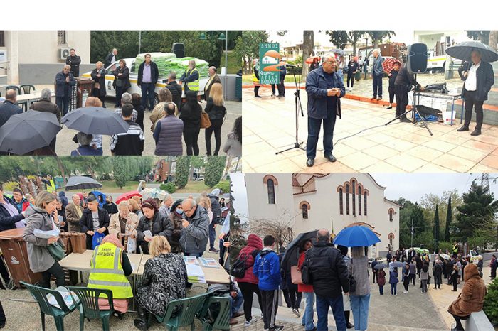 Παρά το ψιλόβροχο, ικανοποιητική ήταν η ανταπόκριση των πολιτών στις εκδηλώσεις για τα βιοαπόβλητα