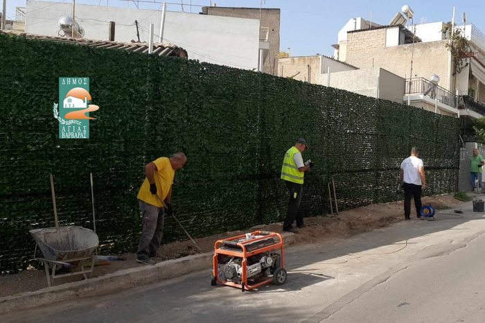 Συνεχίζονται οι επισκευές των πεζοδρομίων από τα τεχνικά συνεργεία του Δήμου