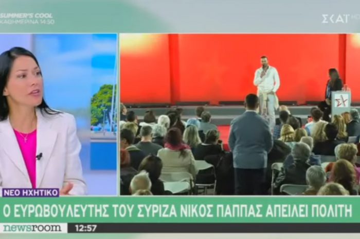 Νάντια Γιαννακοπούλου: Εμφάνιση στην εκπομπή "Newsroom" του ΣΚΑΪ