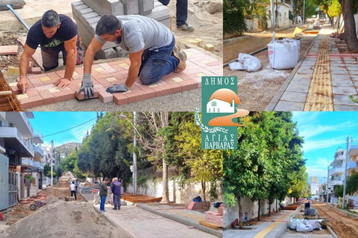 Ολοκληρώνεται η πλακόστρωση στην Παπαφλέσσα – αλλάζει επίπεδο η περιοχή