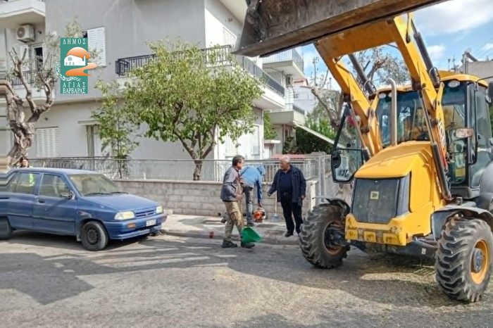 Ο Λάμπρος Μίχος έδωσε το παρόν στα κλαδέματα