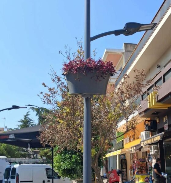 κρεμαστές ανθοστήλες
